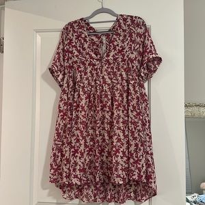 Pink Free People Babydoll dress